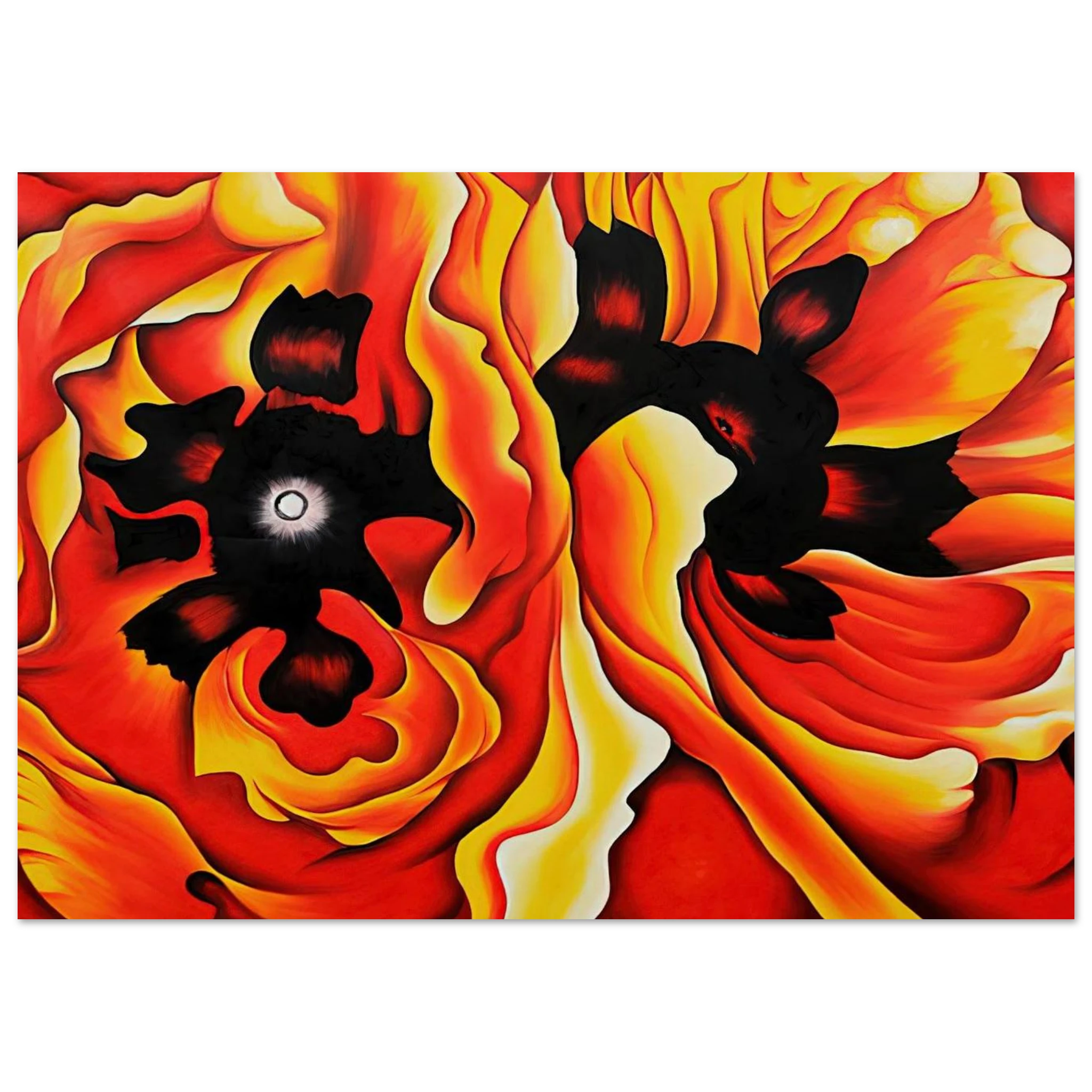 Oriental Poppies II Poster | Georgia O'Keeffe Poster | Georgia O Keeffe Prints