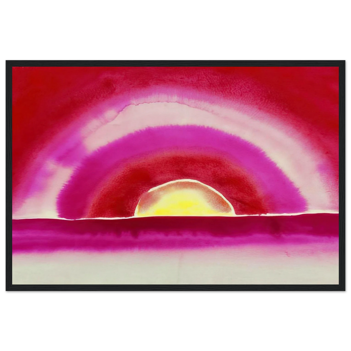 Sunrise Framed Poster | Georgia O'Keeffe Framed Prints Wall Art | Georgia O Keeffe Prints