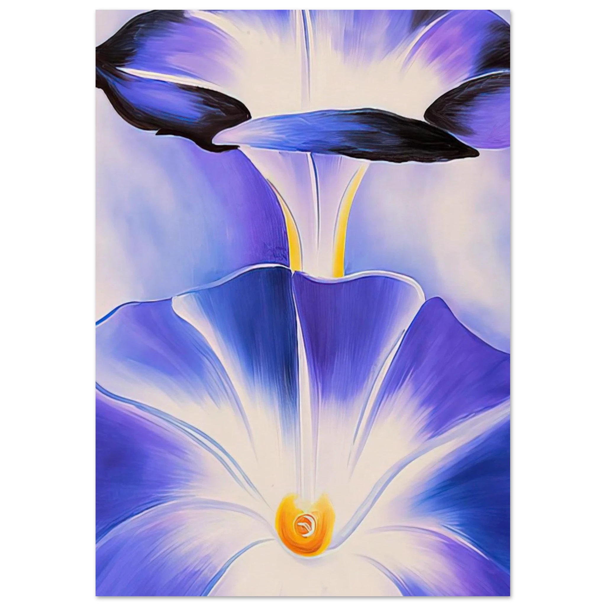 Blue Morning Glories Poster | Georgia O'Keeffe Poster | Georgia O Keeffe Prints