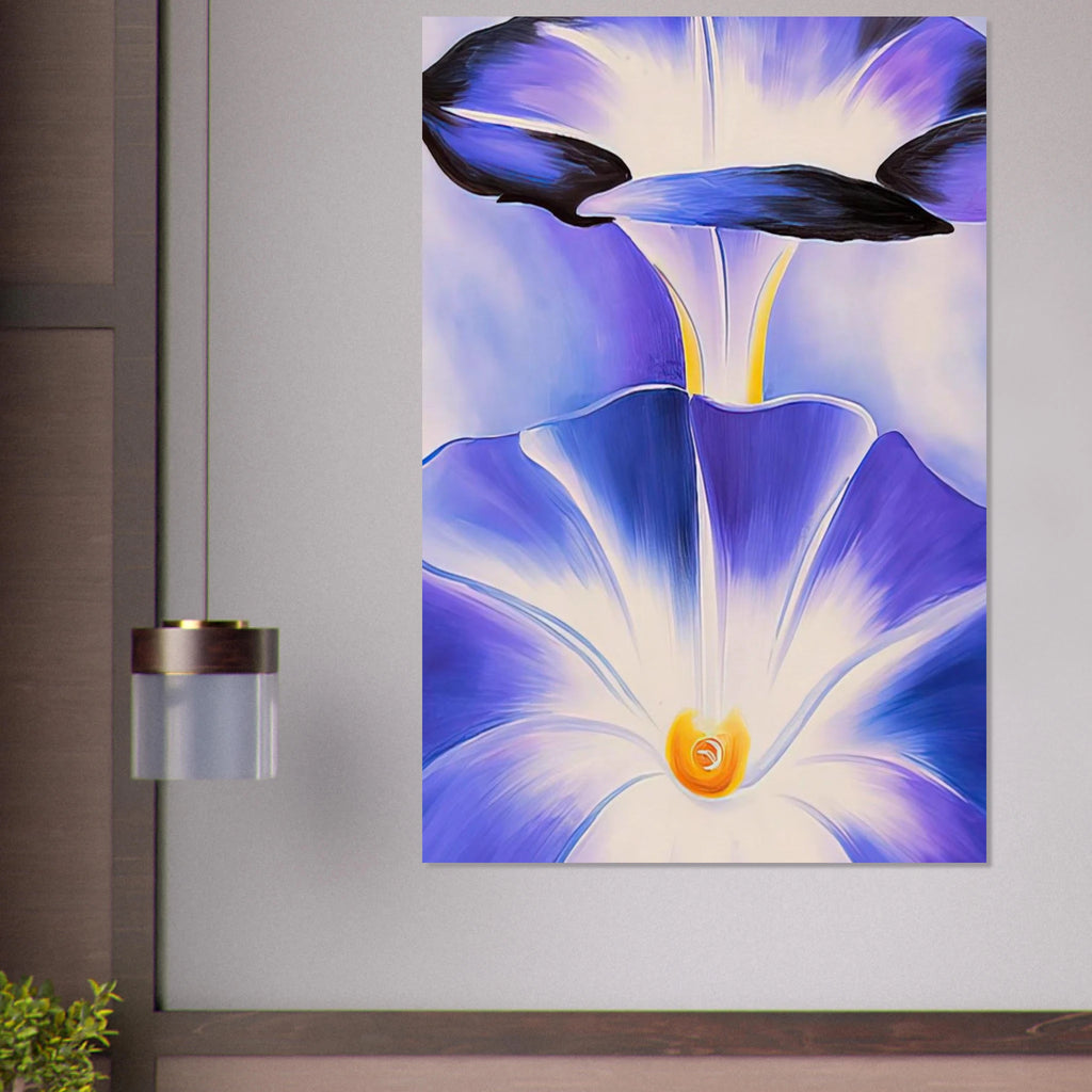 Blue Morning Glories Poster | Georgia O'Keeffe Poster | Georgia O Keeffe Prints