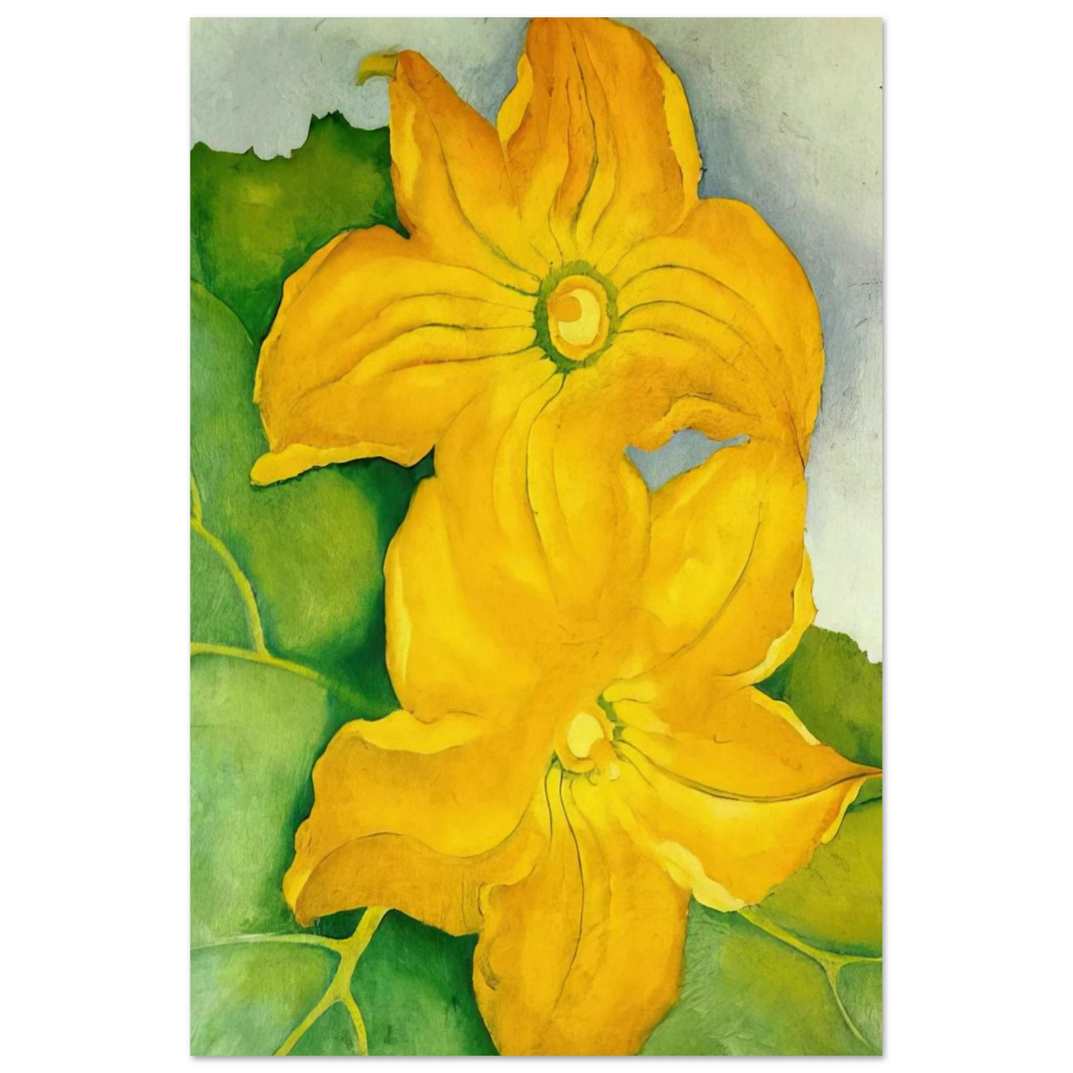 Squash Blossoms I Poster | Georgia O'Keeffe Poster | Georgia O Keeffe Prints