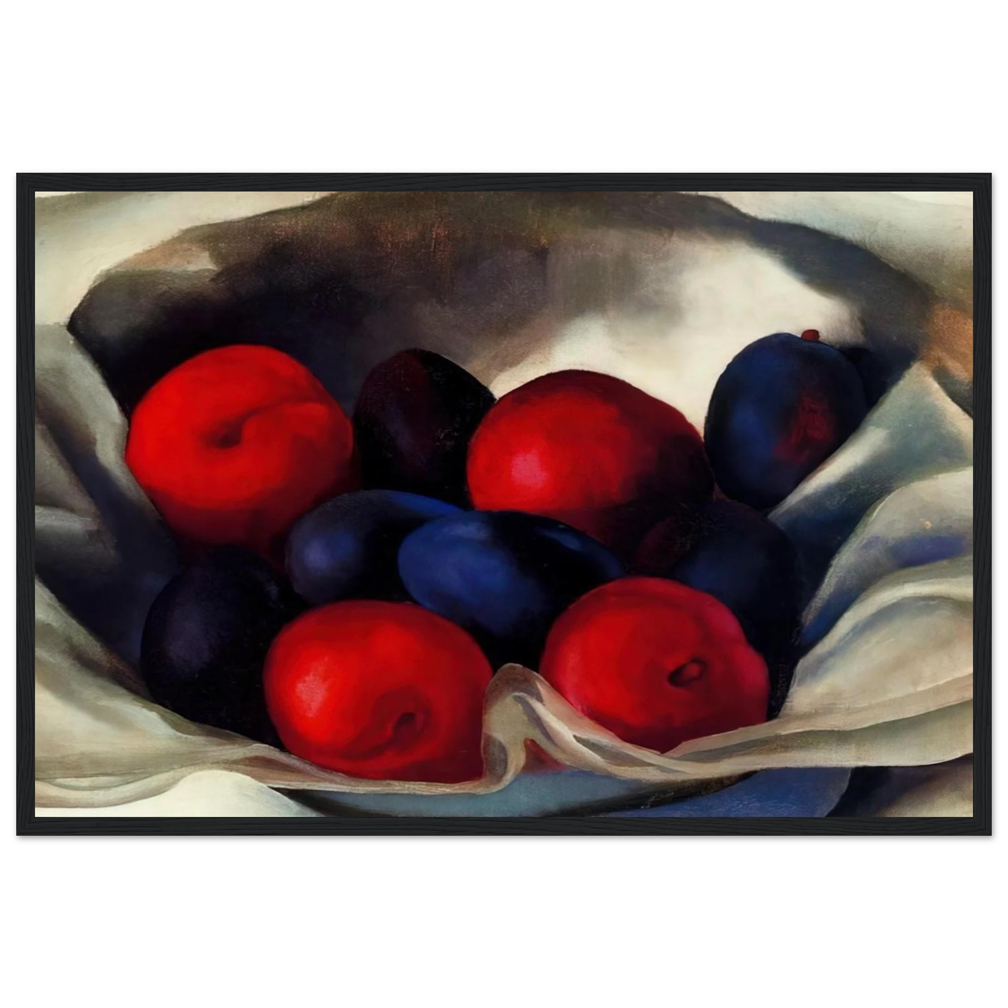 Plums Framed Poster | Georgia O'Keeffe Framed Prints Wall Art | Georgia O Keeffe Prints