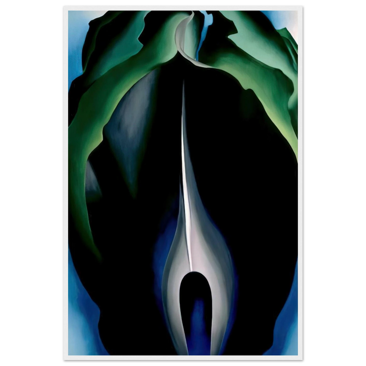 Jack-in-the-Pulpit No. IV Framed Poster | Georgia O'Keeffe Framed Prints Wall Art | Georgia O Keeffe Prints