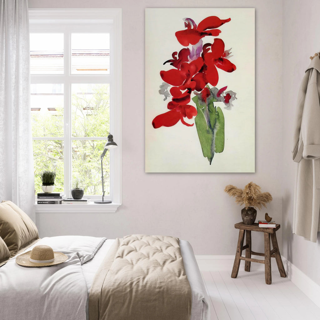 Red Canna Poster | Georgia O'Keeffe Poster | Georgia O Keeffe Prints