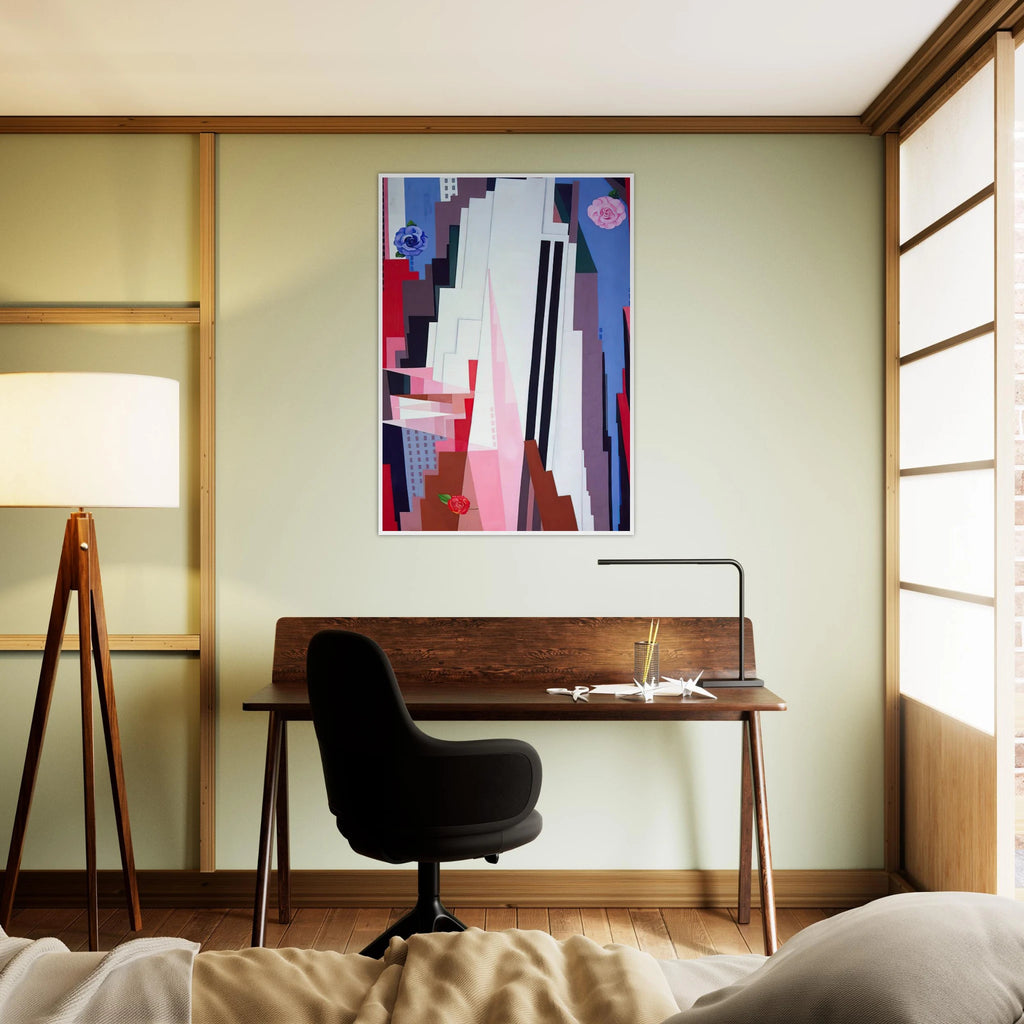 Manhattan Framed Poster | Georgia O'Keeffe Framed Prints Wall Art | Georgia O Keeffe Prints