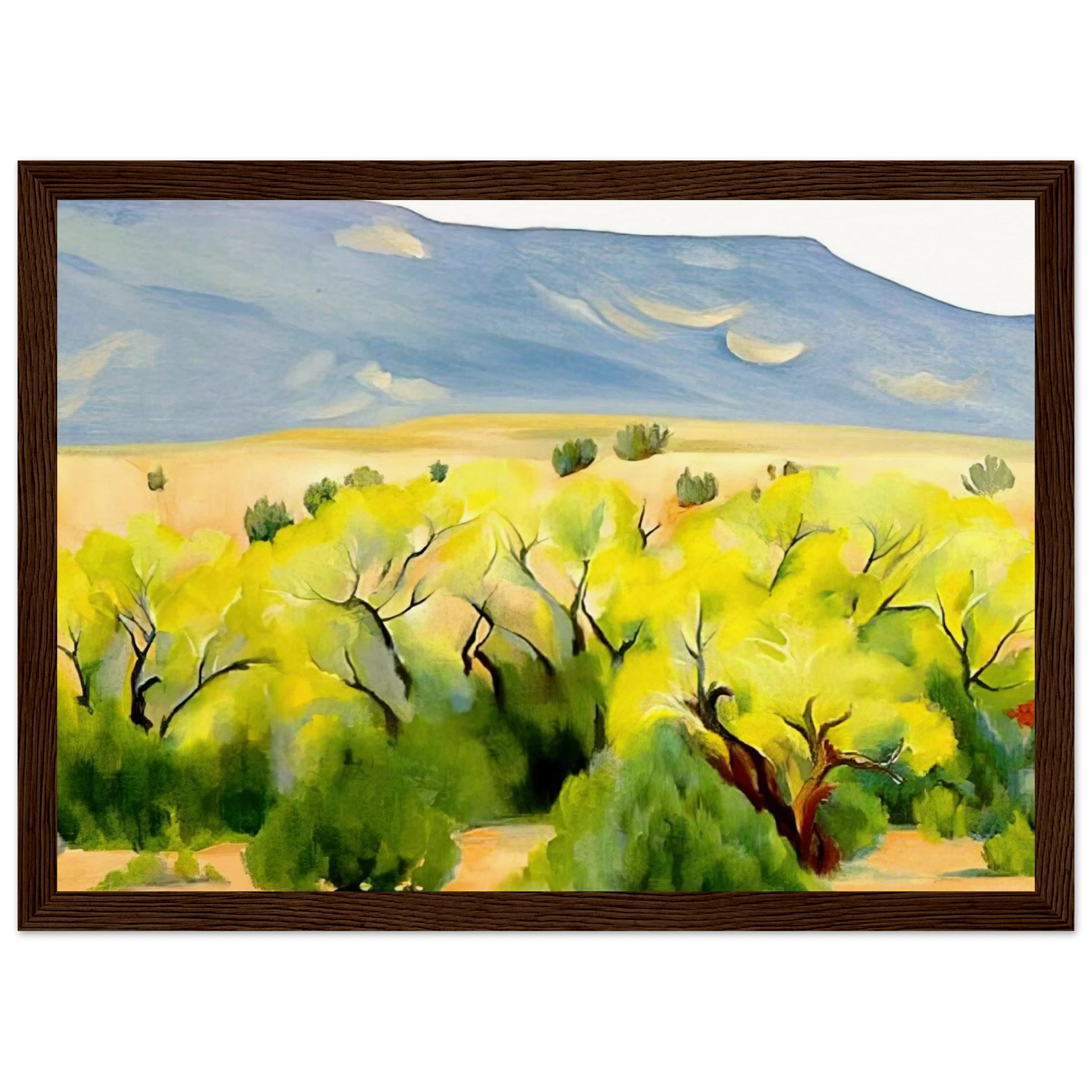 Cottonwood III Framed Poster | Georgia O'Keeffe Framed Prints Wall Art | Georgia O Keeffe Prints