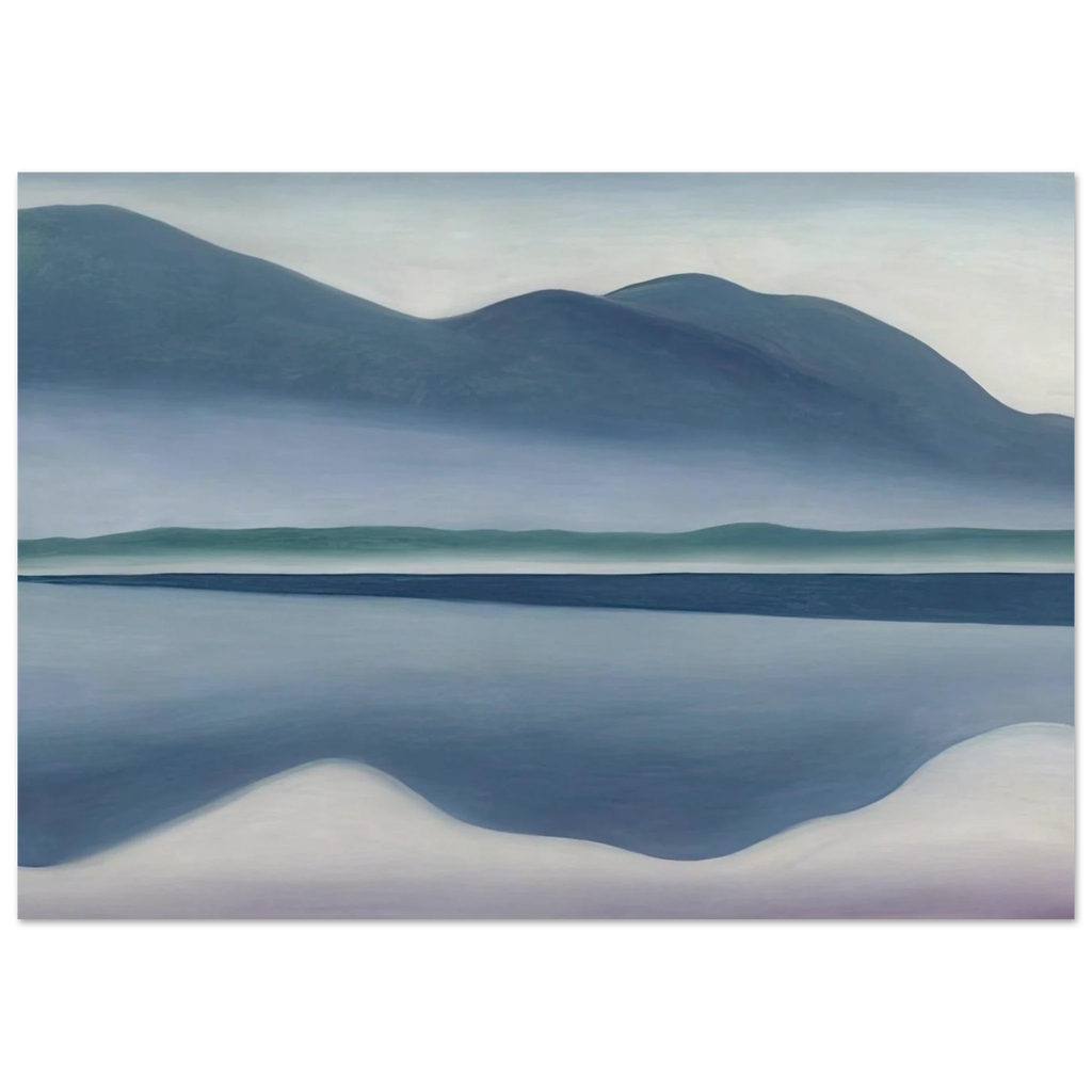 Lake George  formerly Reflection Seascape  Poster | Georgia O'Keeffe Poster | Georgia O Keeffe Prints