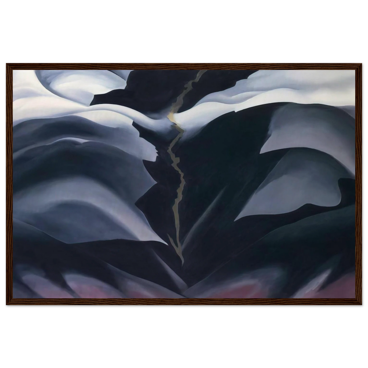 Black Place II Framed Poster | Georgia O'Keeffe Framed Prints Wall Art | Georgia O Keeffe Prints