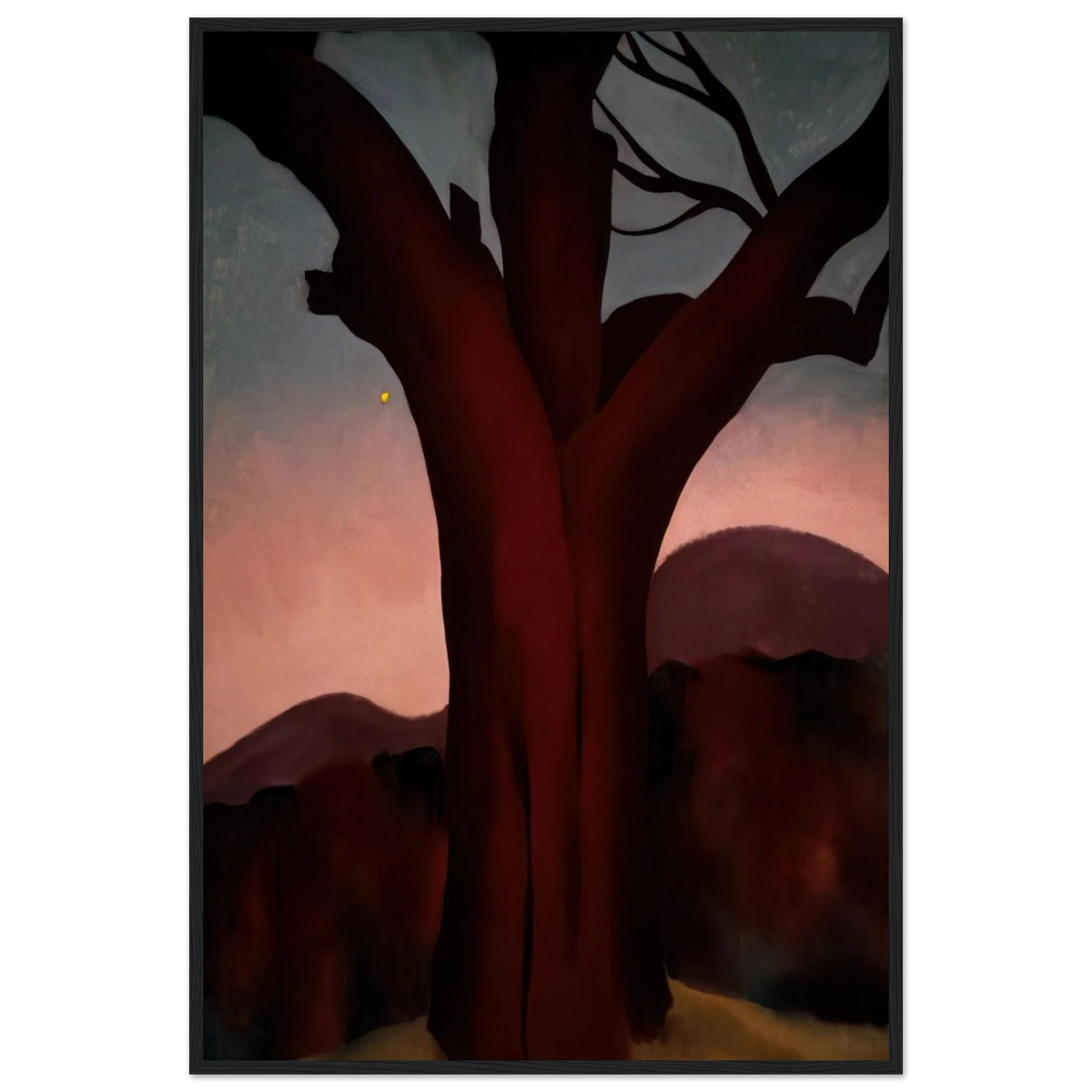 Autumn Trees - Chestnut Tree Framed Poster | Georgia O'Keeffe Framed Prints Wall Art | Georgia O Keeffe Prints