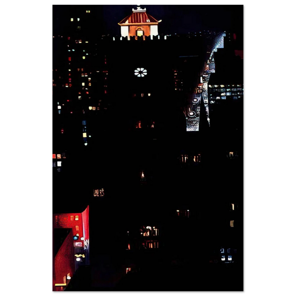 New York Night Poster | Georgia O'Keeffe Poster | Georgia O Keeffe Prints