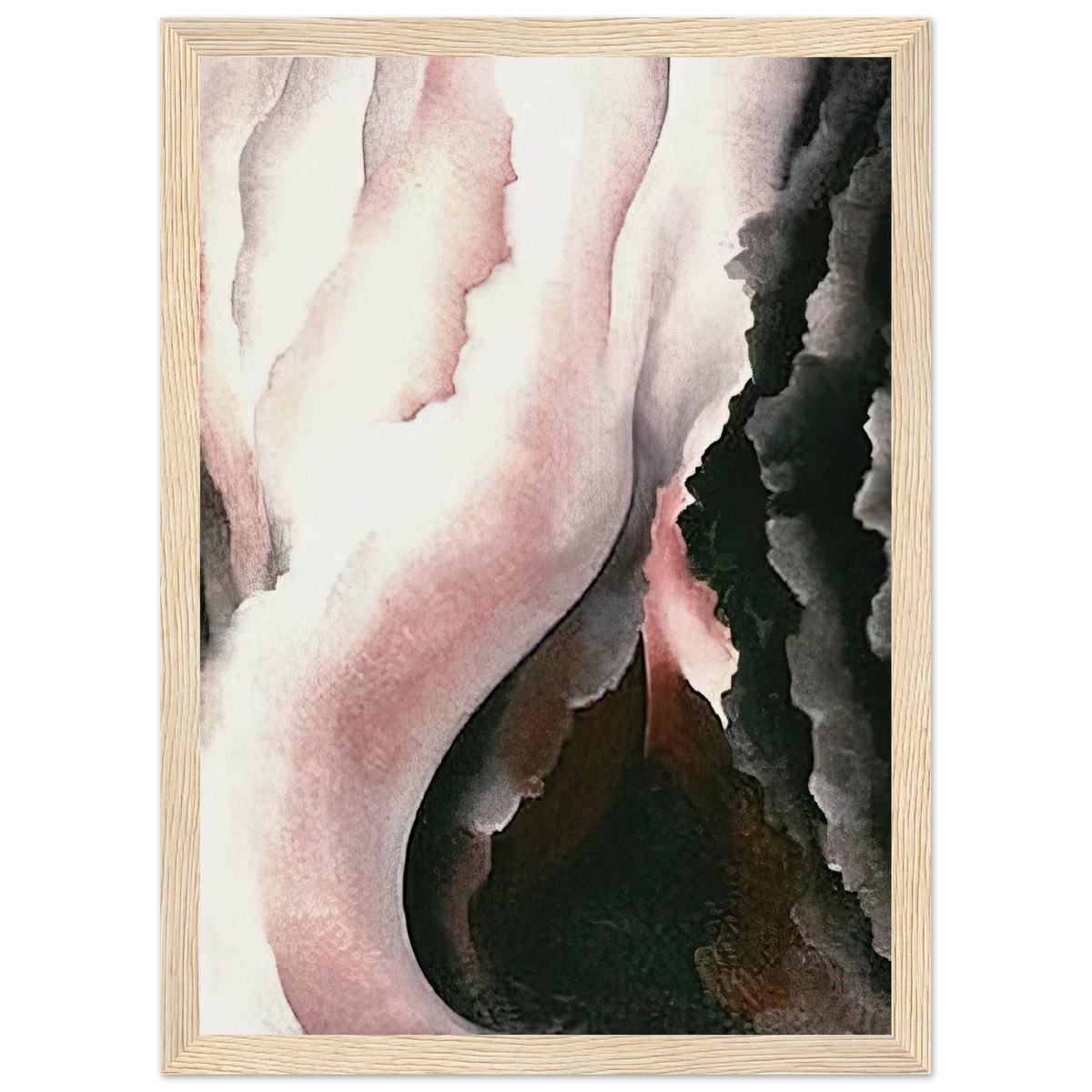 Dark Iris ?2 Framed Poster | Georgia O'Keeffe Framed Prints Wall Art | Georgia O Keeffe Prints