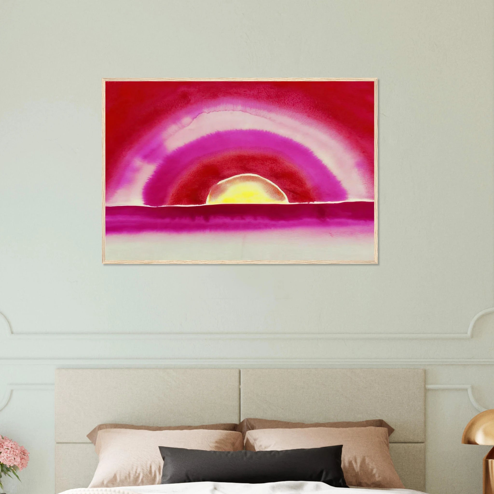Sunrise Framed Poster | Georgia O'Keeffe Framed Prints Wall Art | Georgia O Keeffe Prints