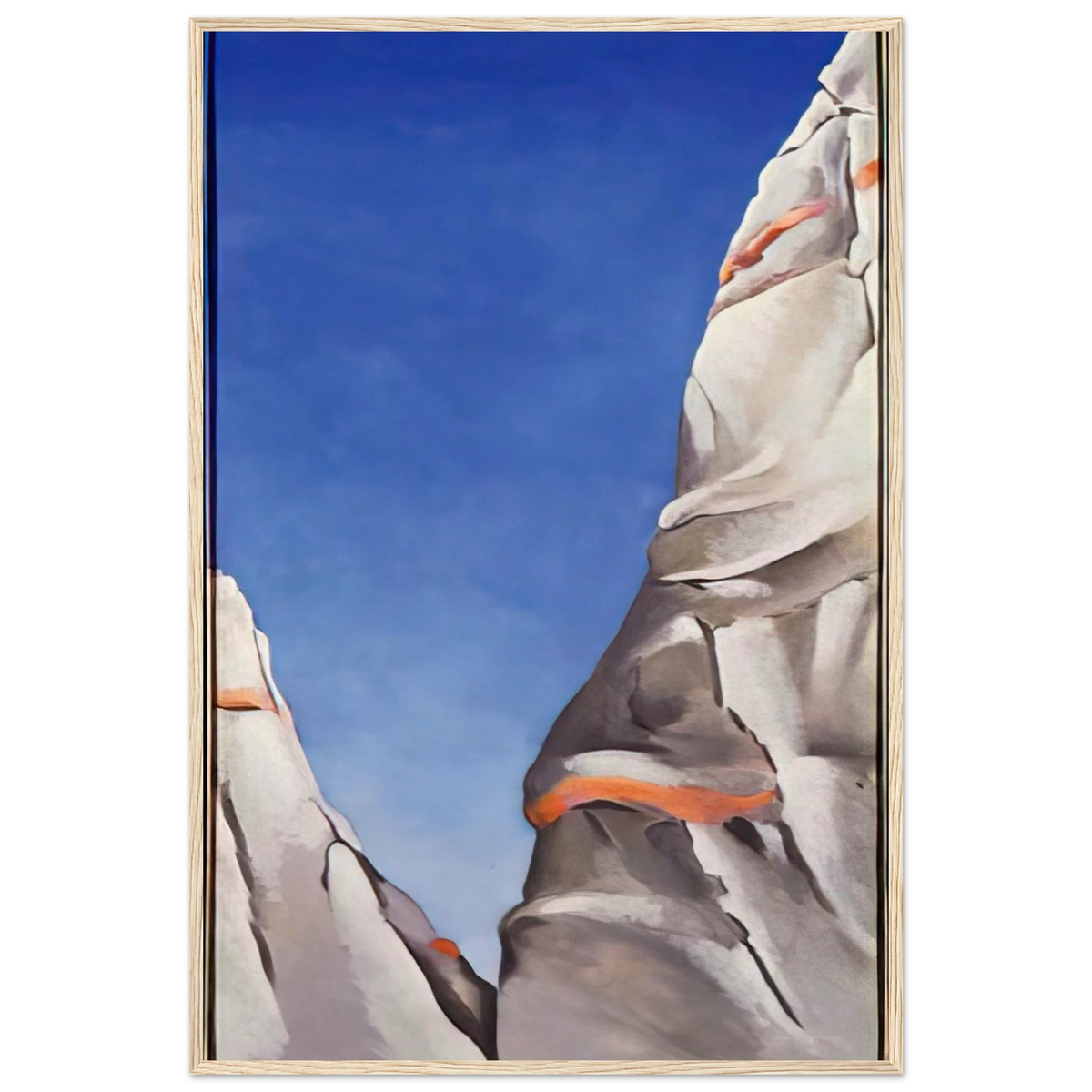 Blue Sky Framed Poster | Georgia O'Keeffe Framed Prints Wall Art | Georgia O Keeffe Prints