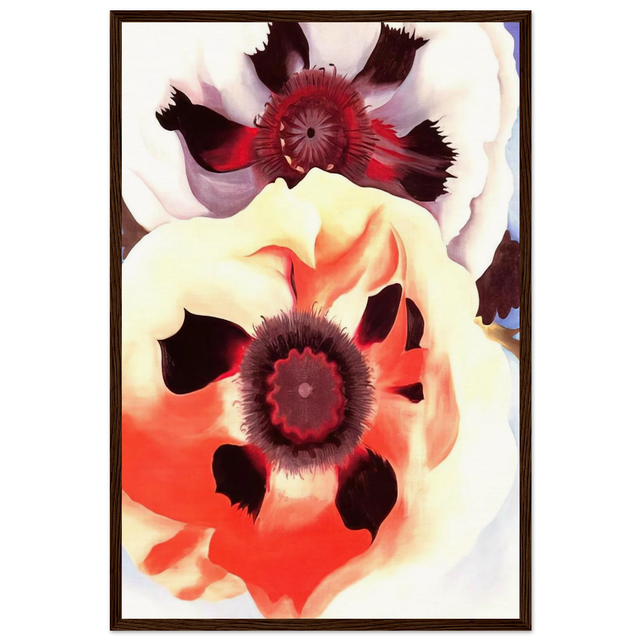 Poppies Framed Poster | Georgia O'Keeffe Framed Prints Wall Art | Georgia O Keeffe Prints