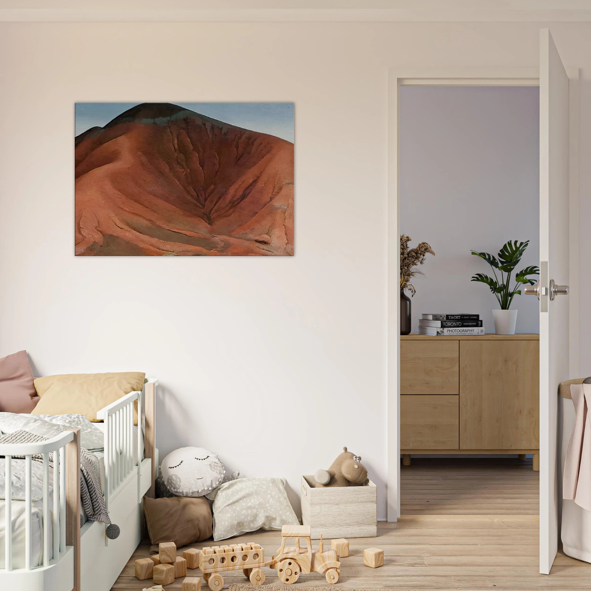 Small Purple Hills Canvas | Georgia O'Keeffe Canvas | Georgia O Keeffe Prints