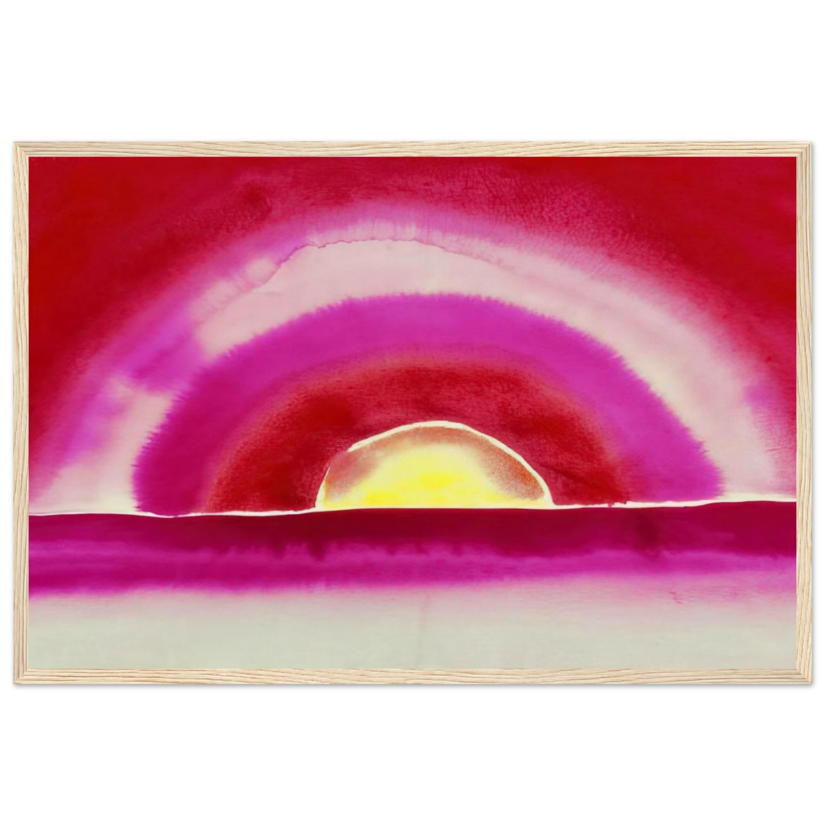 Sunrise Framed Poster | Georgia O'Keeffe Framed Prints Wall Art | Georgia O Keeffe Prints