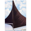 Brown Sail, Wing on Wing, Nassau Poster | Georgia O'Keeffe Poster | Georgia O Keeffe Prints