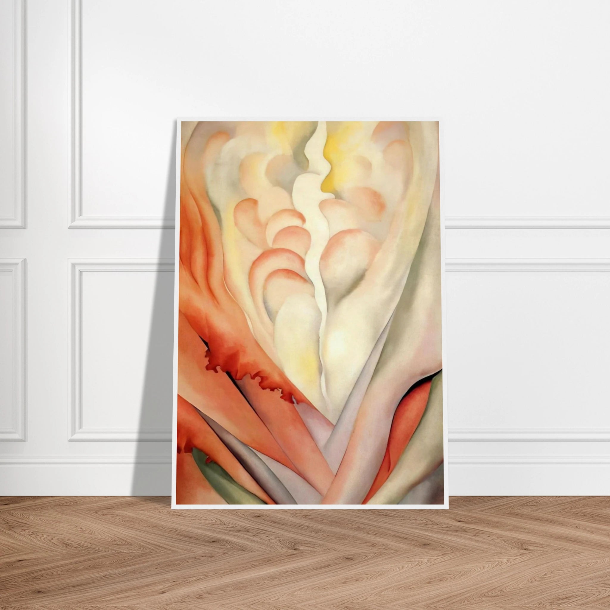 Flower Abstraction Framed Poster | Georgia O'Keeffe Framed Prints Wall Art | Georgia O Keeffe Prints