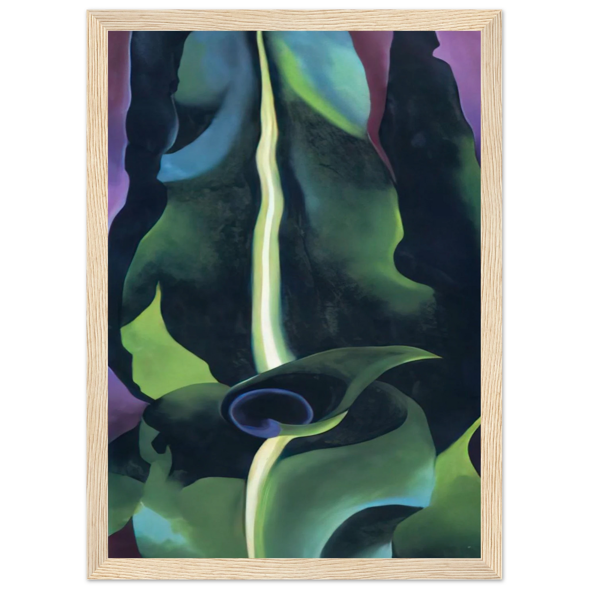 Corn, Dark I Framed Poster | Georgia O'Keeffe Framed Prints Wall Art | Georgia O Keeffe Prints