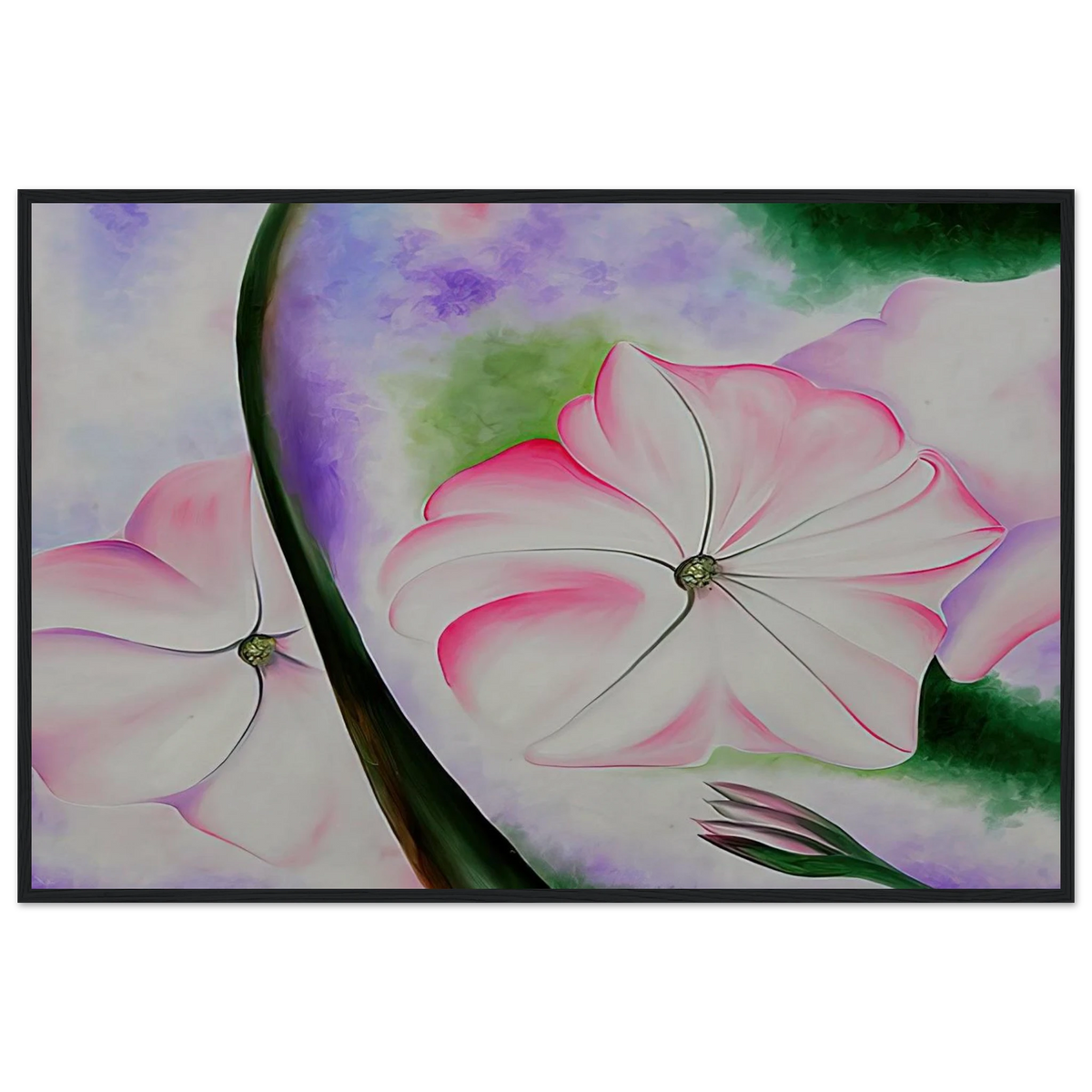 Petunia No. 2 Framed Poster | Georgia O'Keeffe Framed Prints Wall Art | Georgia O Keeffe Prints