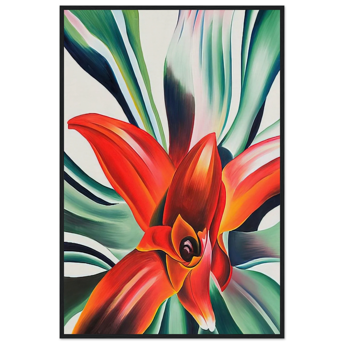 Leaves of a Plant Framed Poster | Georgia O'Keeffe Framed Prints Wall Art | Georgia O Keeffe Prints