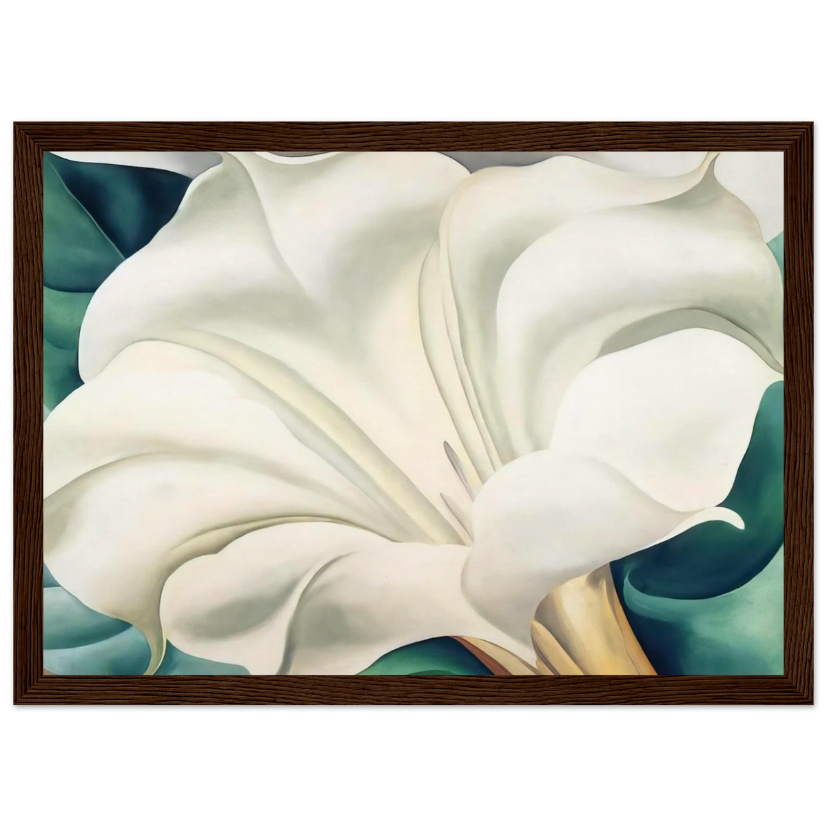 Jimson Weed 2 Framed Poster | Georgia O'Keeffe Framed Prints Wall Art | Georgia O Keeffe Prints