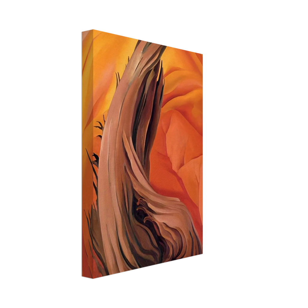 Stump in Red Hills Canvas | Georgia O'Keeffe Canvas | Georgia O Keeffe Prints