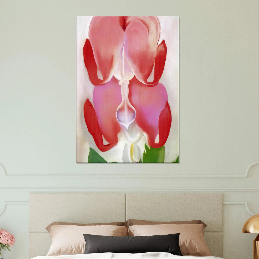 Bleeding Heart Canvas | Georgia O'Keeffe Canvas | Georgia O Keeffe Prints