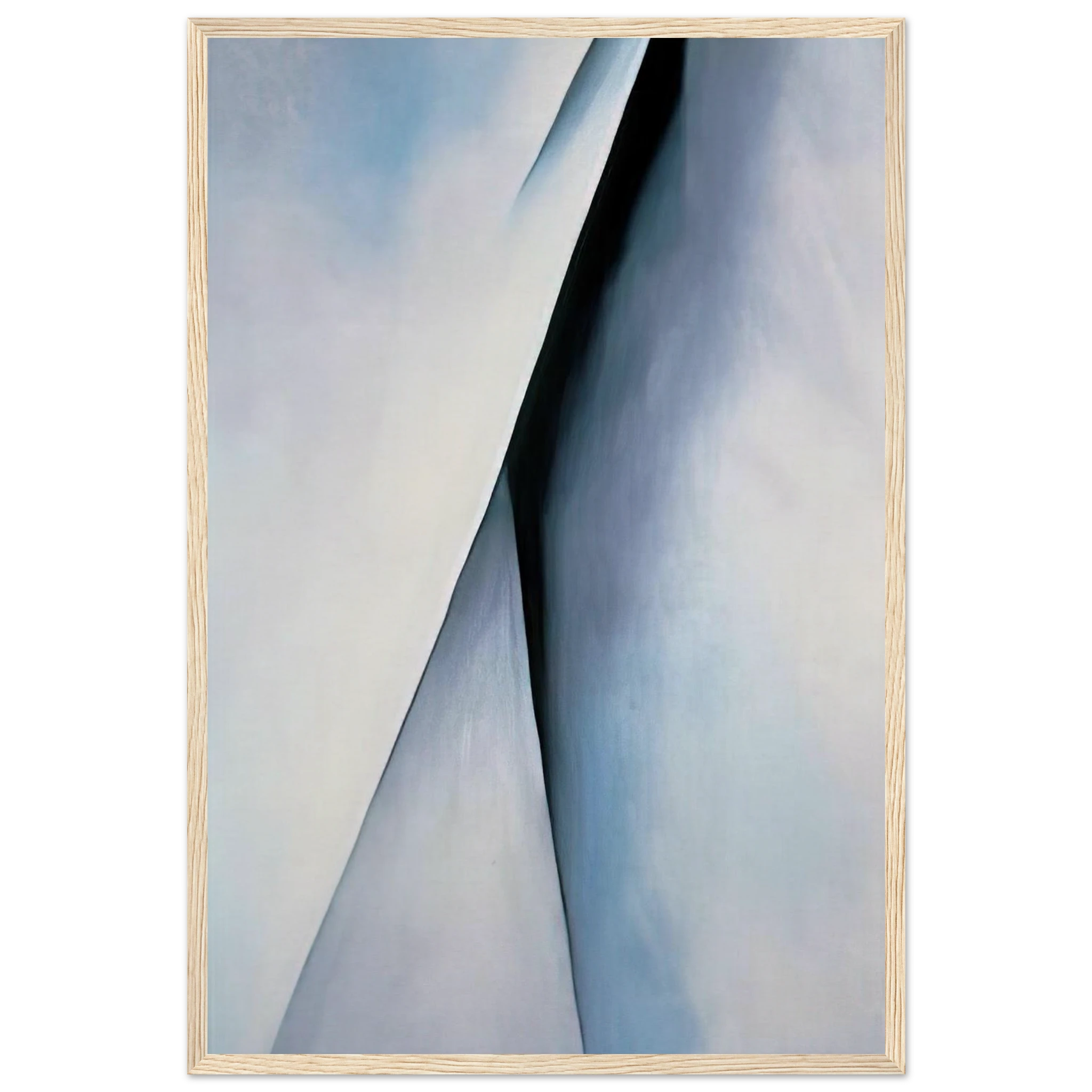 Abstraction White Framed Poster | Georgia O'Keeffe Framed Prints Wall Art | Georgia O Keeffe Prints