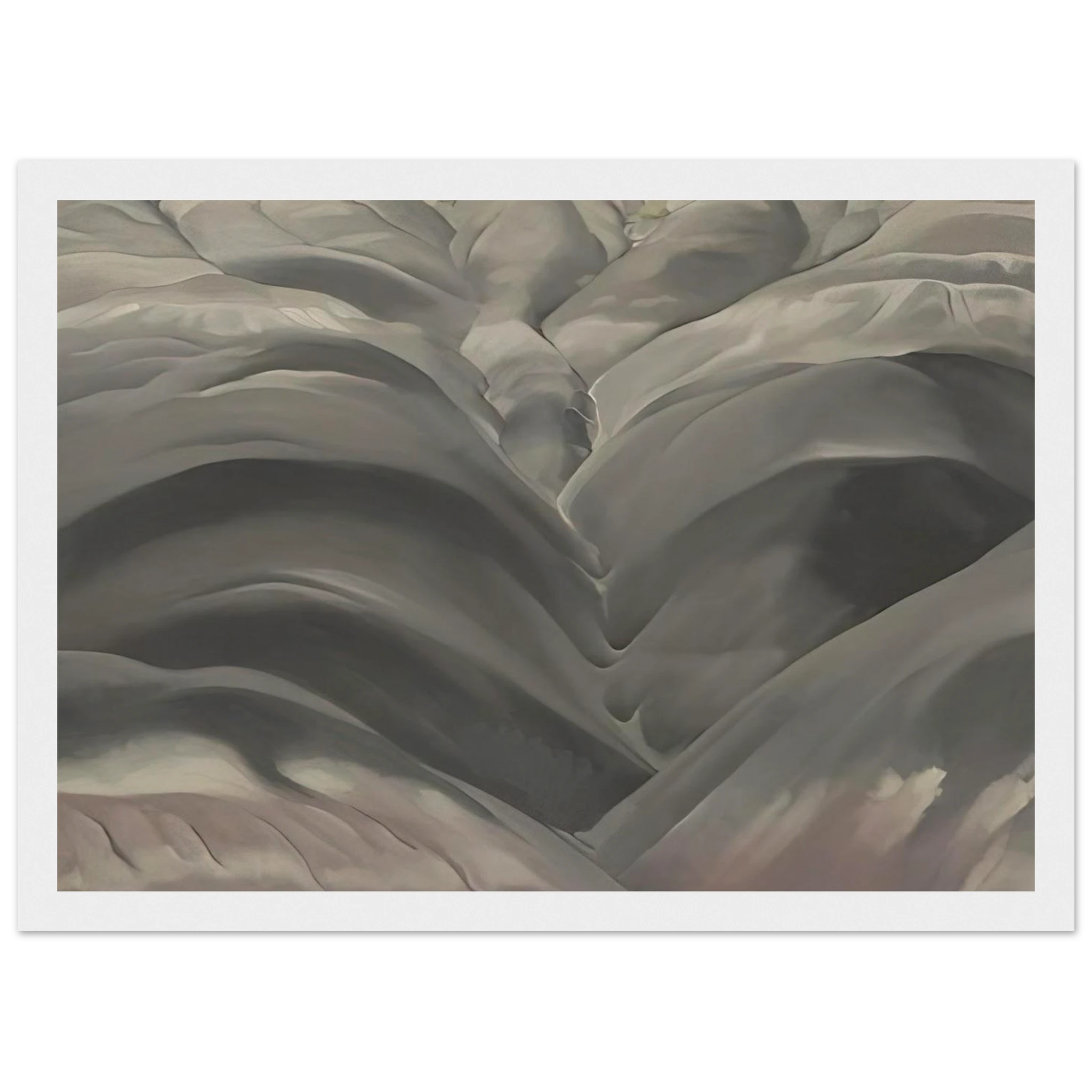 Black Place I Framed Poster | Georgia O'Keeffe Framed Prints Wall Art | Georgia O Keeffe Prints