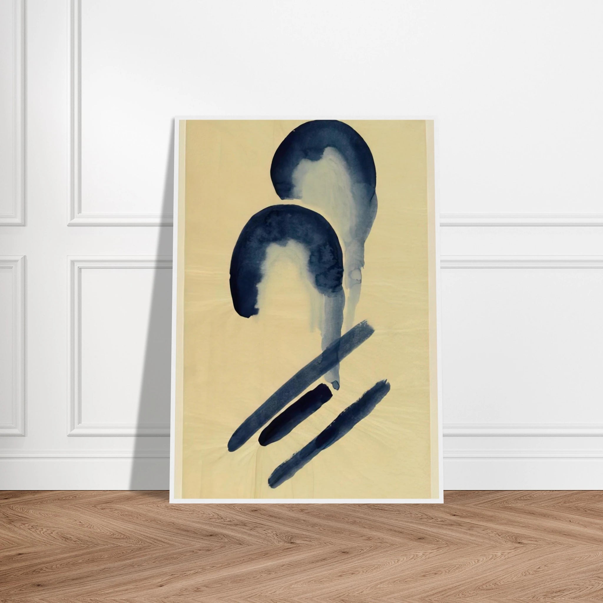 Blue-04 Framed Poster | Georgia O'Keeffe Framed Prints Wall Art | Georgia O Keeffe Prints
