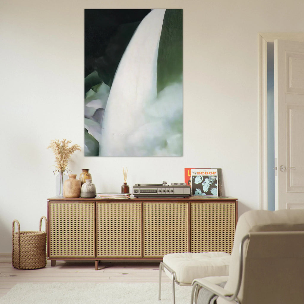 Green and White Poster | Georgia O'Keeffe Poster | Georgia O Keeffe Prints