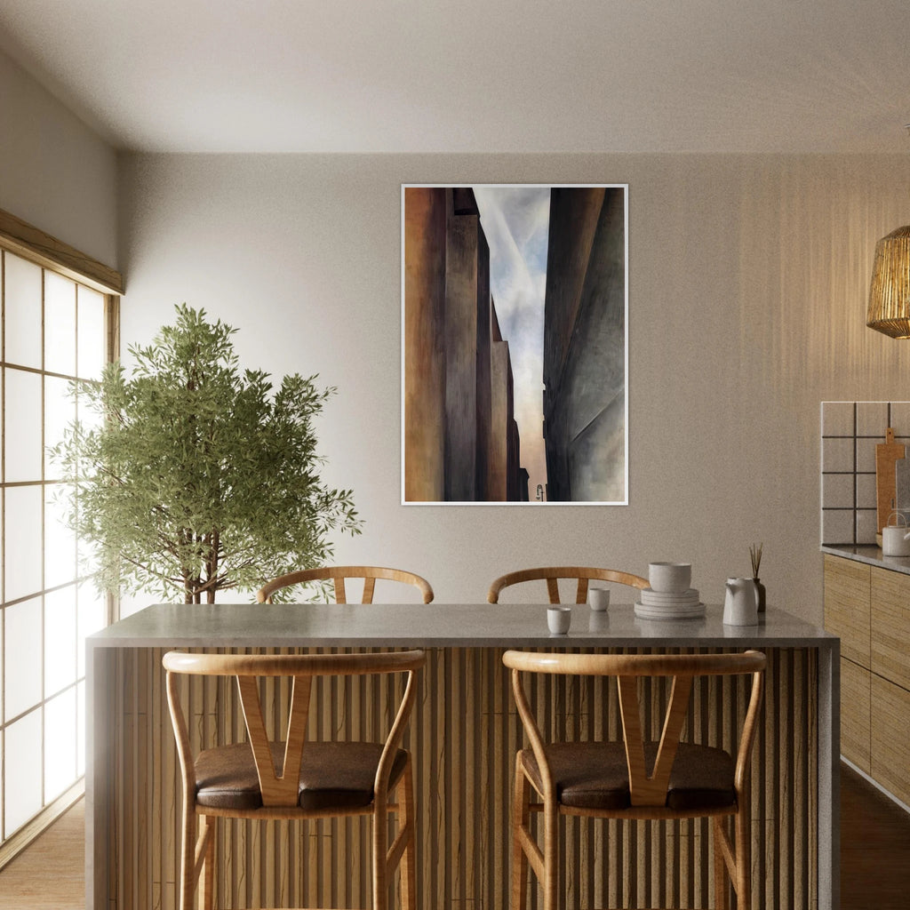 Street of New York II Framed Poster | Georgia O'Keeffe Framed Prints Wall Art | Georgia O Keeffe Prints