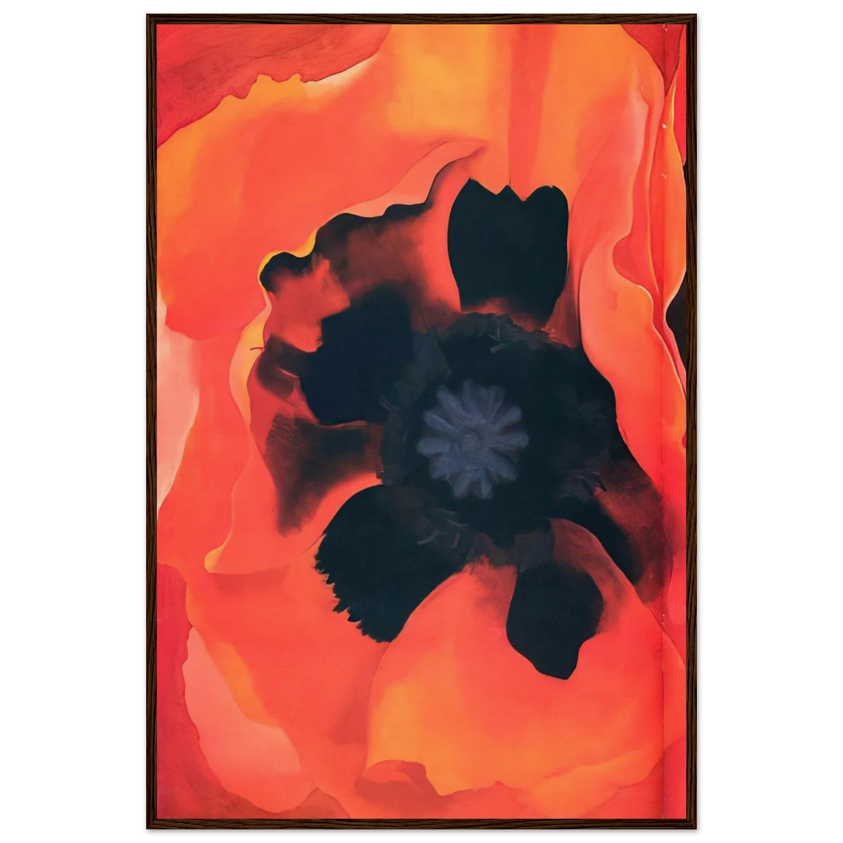 Poppy 2 Framed Poster | Georgia O'Keeffe Framed Prints Wall Art | Georgia O Keeffe Prints