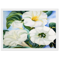 Jimson Weed 3 Framed Poster | Georgia O'Keeffe Framed Prints Wall Art | Georgia O Keeffe Prints