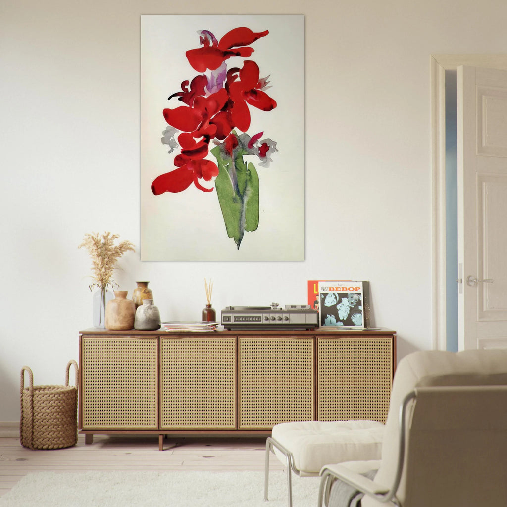 Red Canna Poster | Georgia O'Keeffe Poster | Georgia O Keeffe Prints
