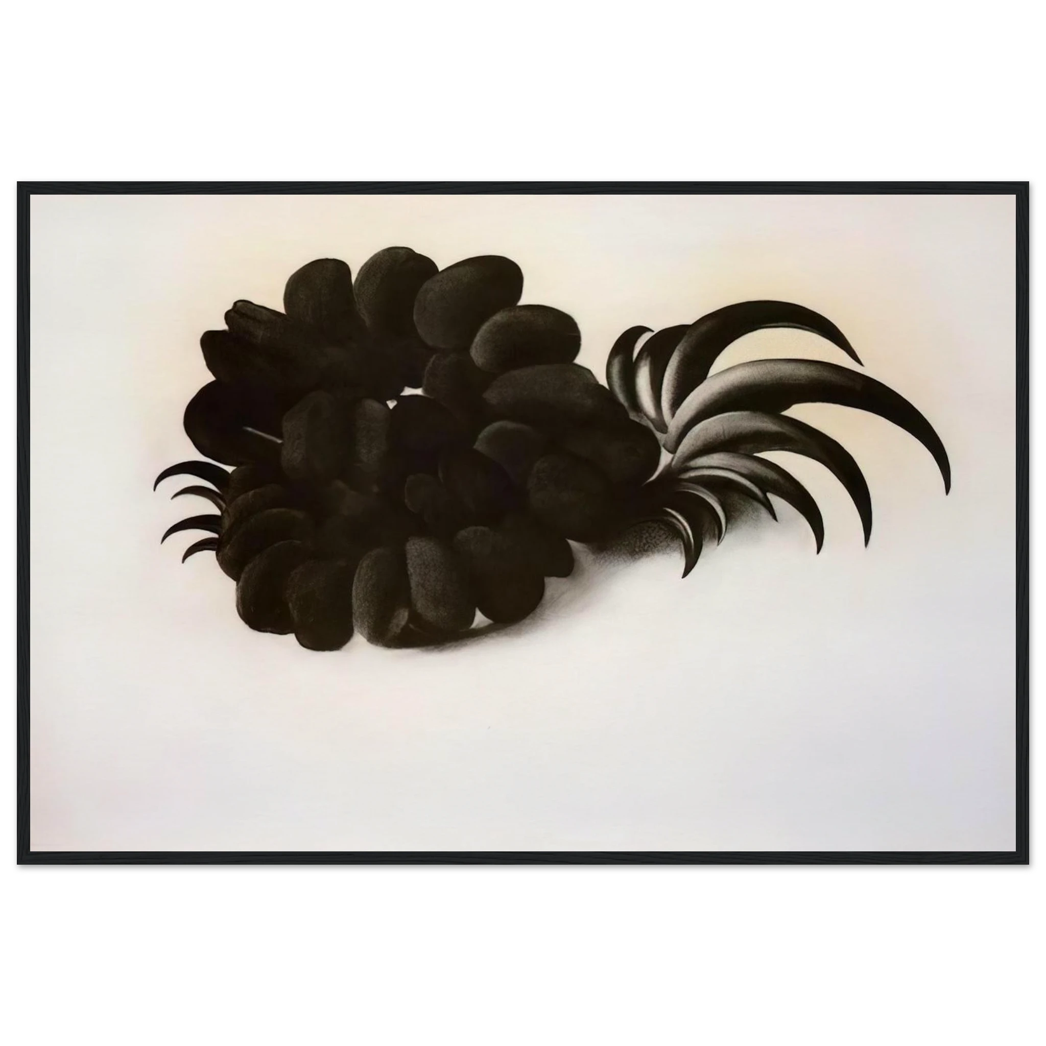 Eagle Claw and Bean Necklace Framed Poster | Georgia O'Keeffe Framed Prints Wall Art | Georgia O Keeffe Prints