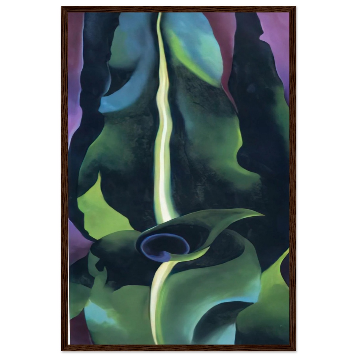 Corn, Dark I Framed Poster | Georgia O'Keeffe Framed Prints Wall Art | Georgia O Keeffe Prints