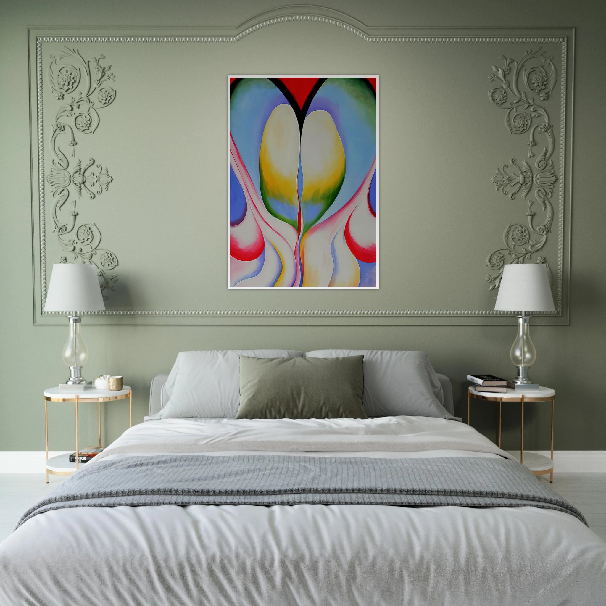 Series 1, No. 8 Framed Poster | Georgia O'Keeffe Framed Prints Wall Art | Georgia O Keeffe Prints