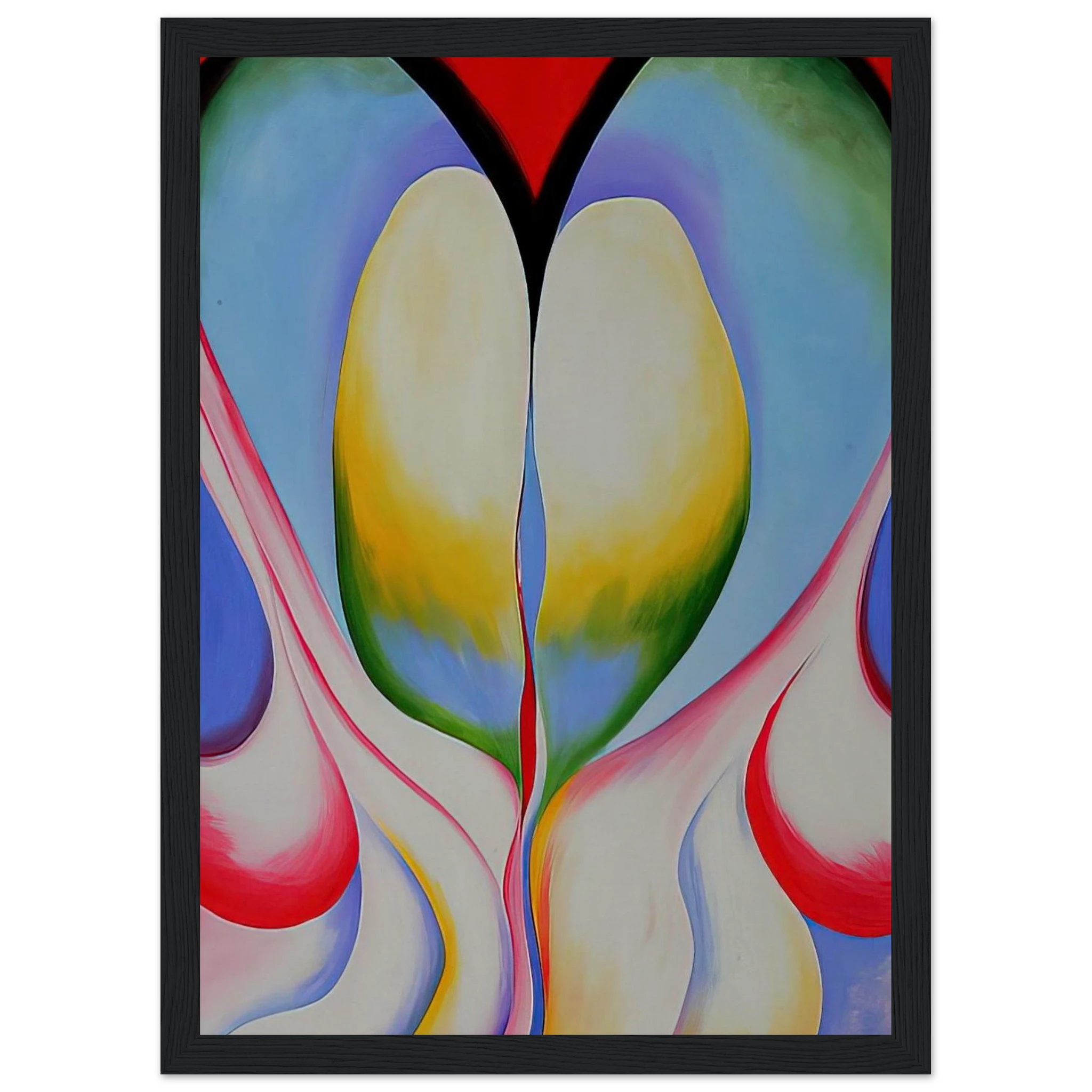 Series 1, No. 8 Framed Poster | Georgia O'Keeffe Framed Prints Wall Art | Georgia O Keeffe Prints