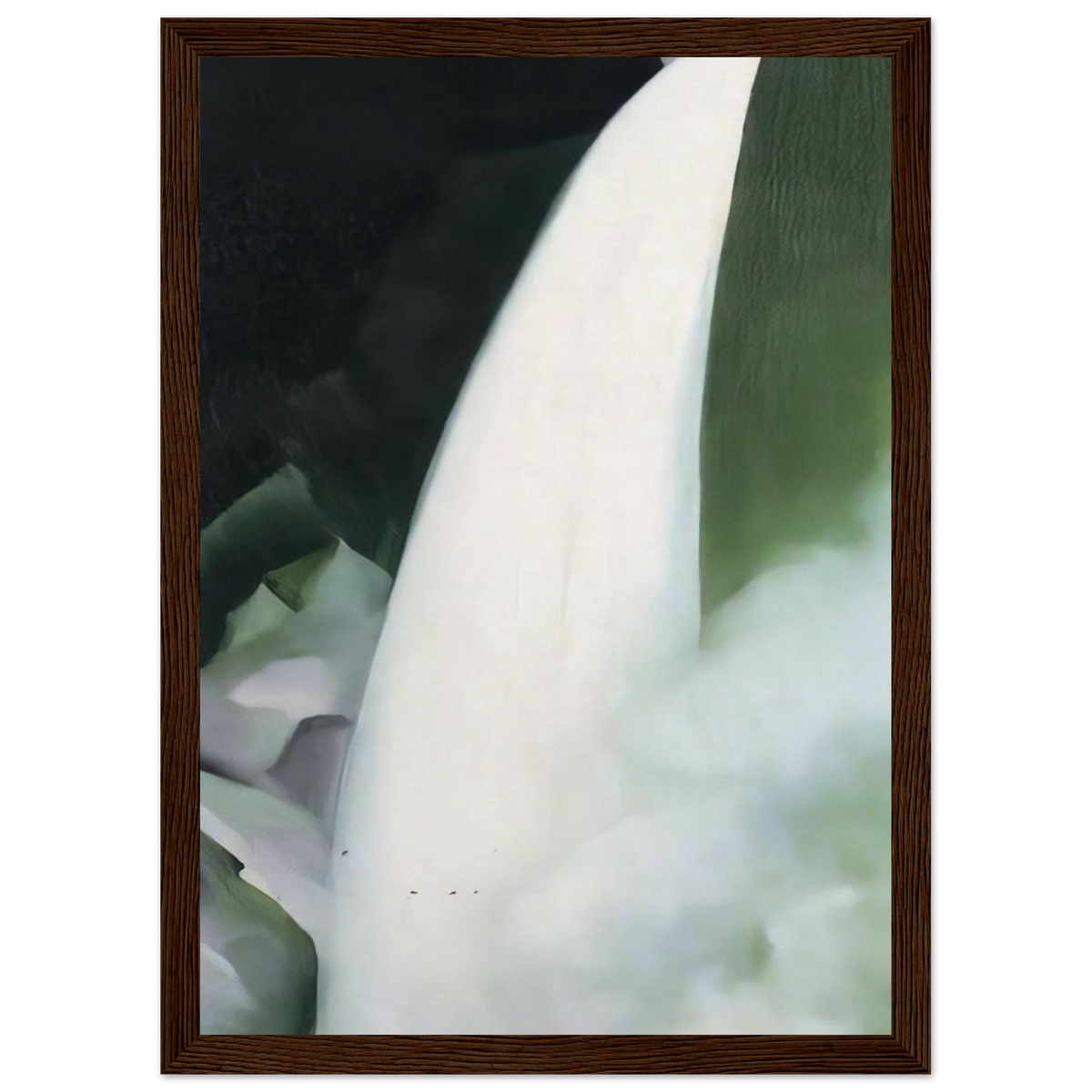 Green and White Framed Poster | Georgia O'Keeffe Framed Prints Wall Art | Georgia O Keeffe Prints