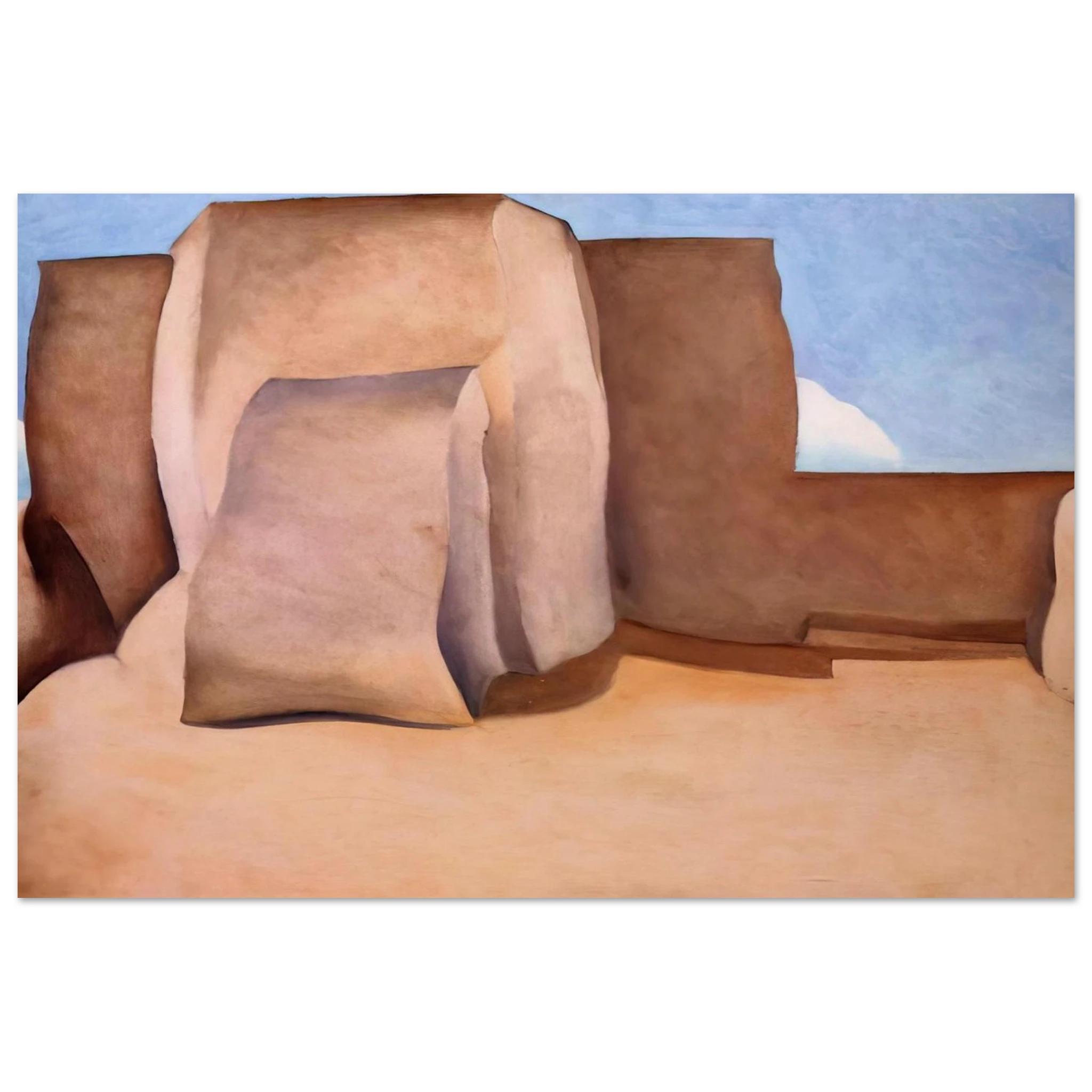 Ranchos Church, New Mexico Poster | Georgia O'Keeffe Poster | Georgia O Keeffe Prints