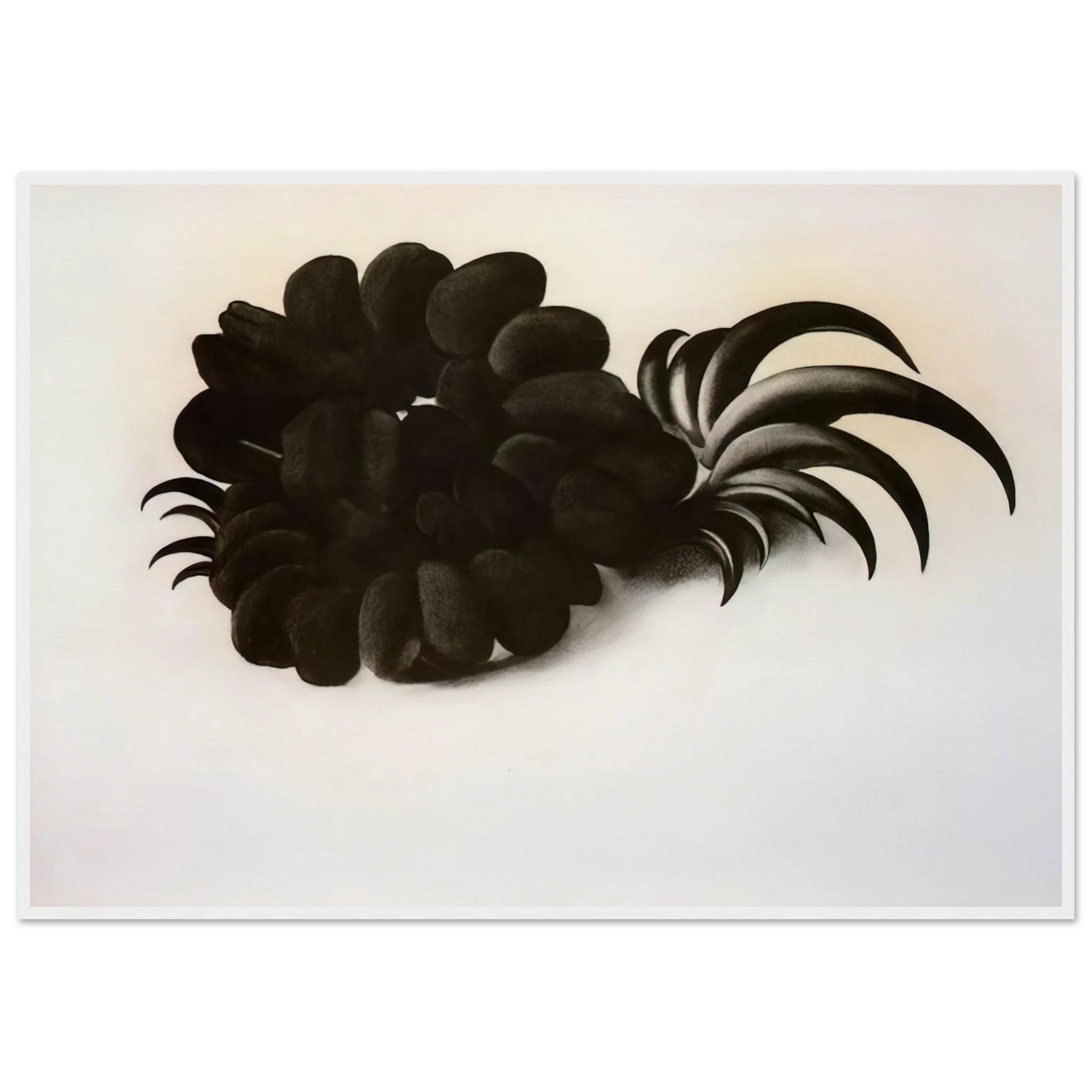 Eagle Claw and Bean Necklace Framed Poster | Georgia O'Keeffe Framed Prints Wall Art | Georgia O Keeffe Prints