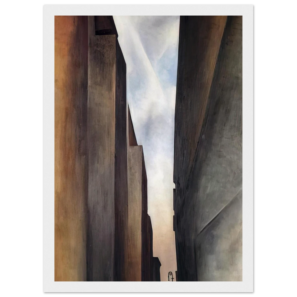Street of New York II Framed Poster | Georgia O'Keeffe Framed Prints Wall Art | Georgia O Keeffe Prints