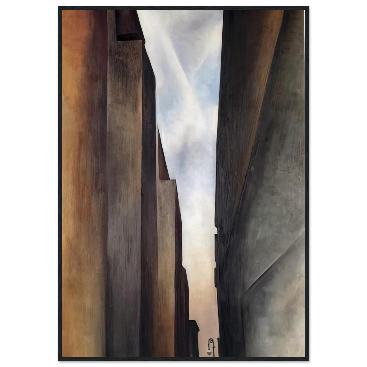 Street of New York II Framed Poster | Georgia O'Keeffe Framed Prints Wall Art | Georgia O Keeffe Prints