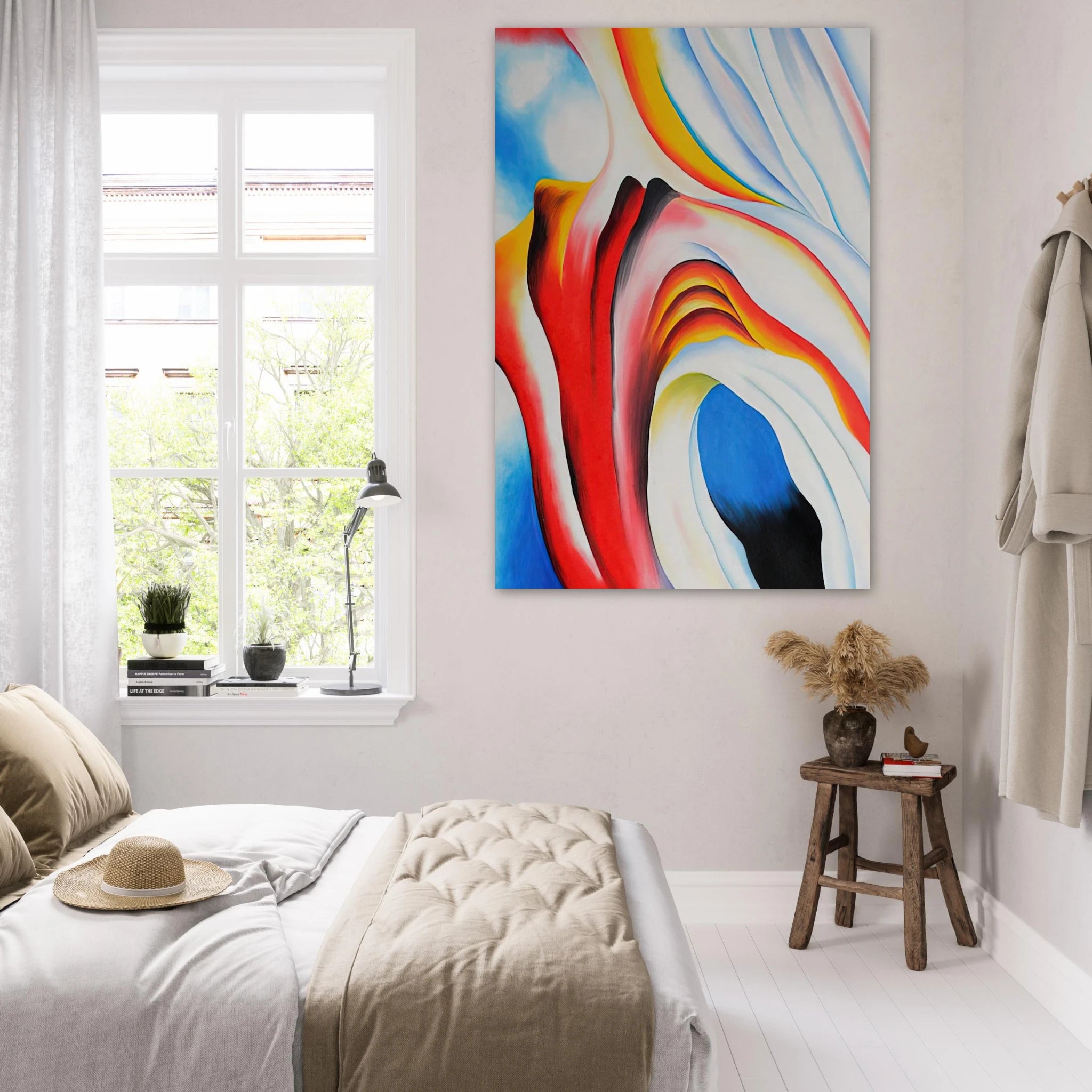 Music Pink and Blue Poster | Georgia O'Keeffe Poster | Georgia O Keeffe Prints