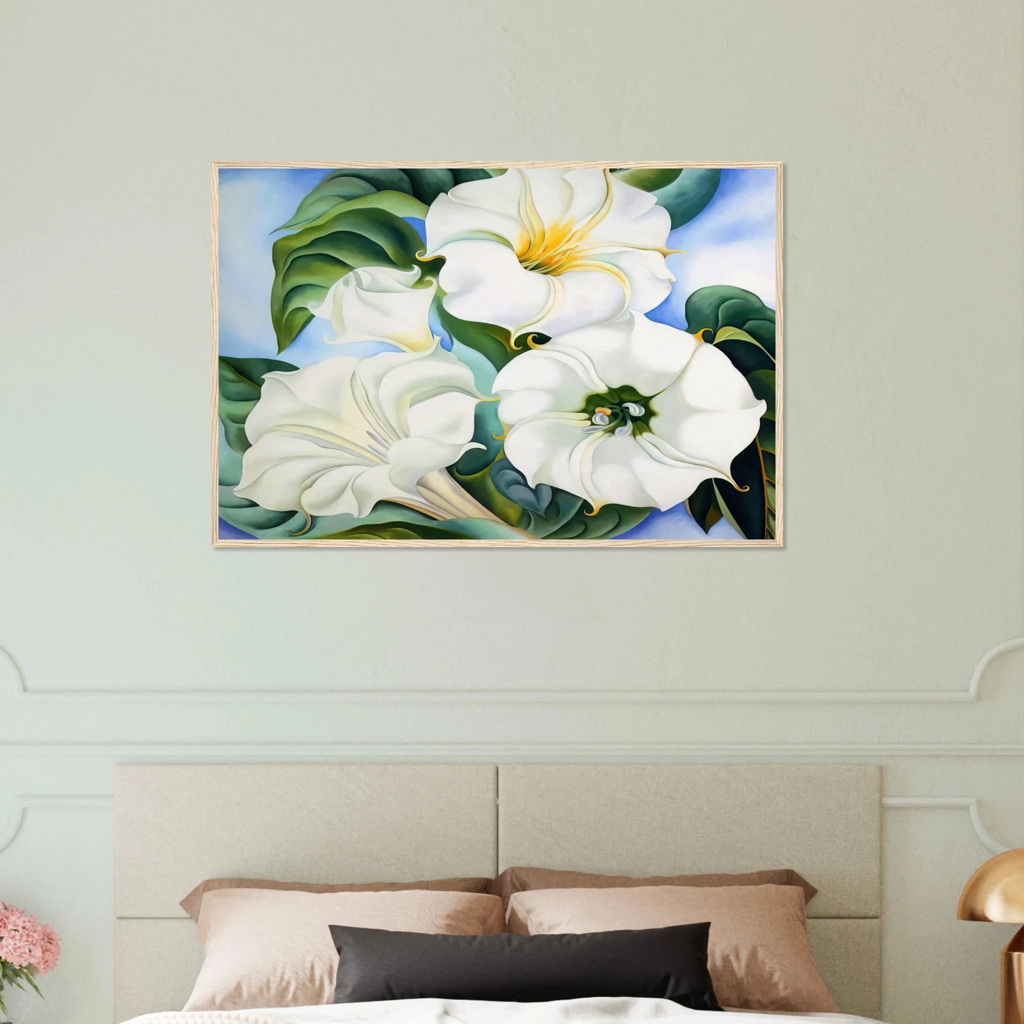 Jimson Weed 3 Framed Poster | Georgia O'Keeffe Framed Prints Wall Art | Georgia O Keeffe Prints