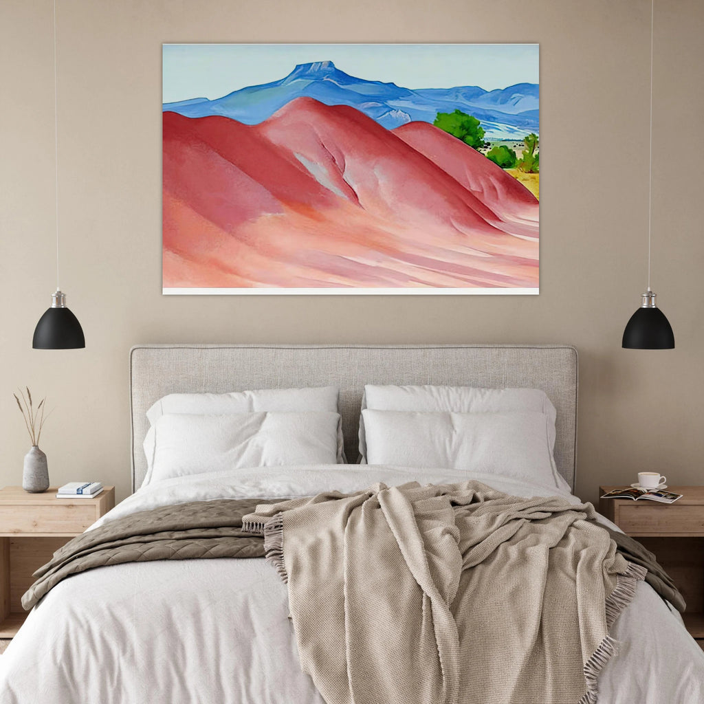 Red Hills and Pedernal Poster | Georgia O'Keeffe Poster | Georgia O Keeffe Prints