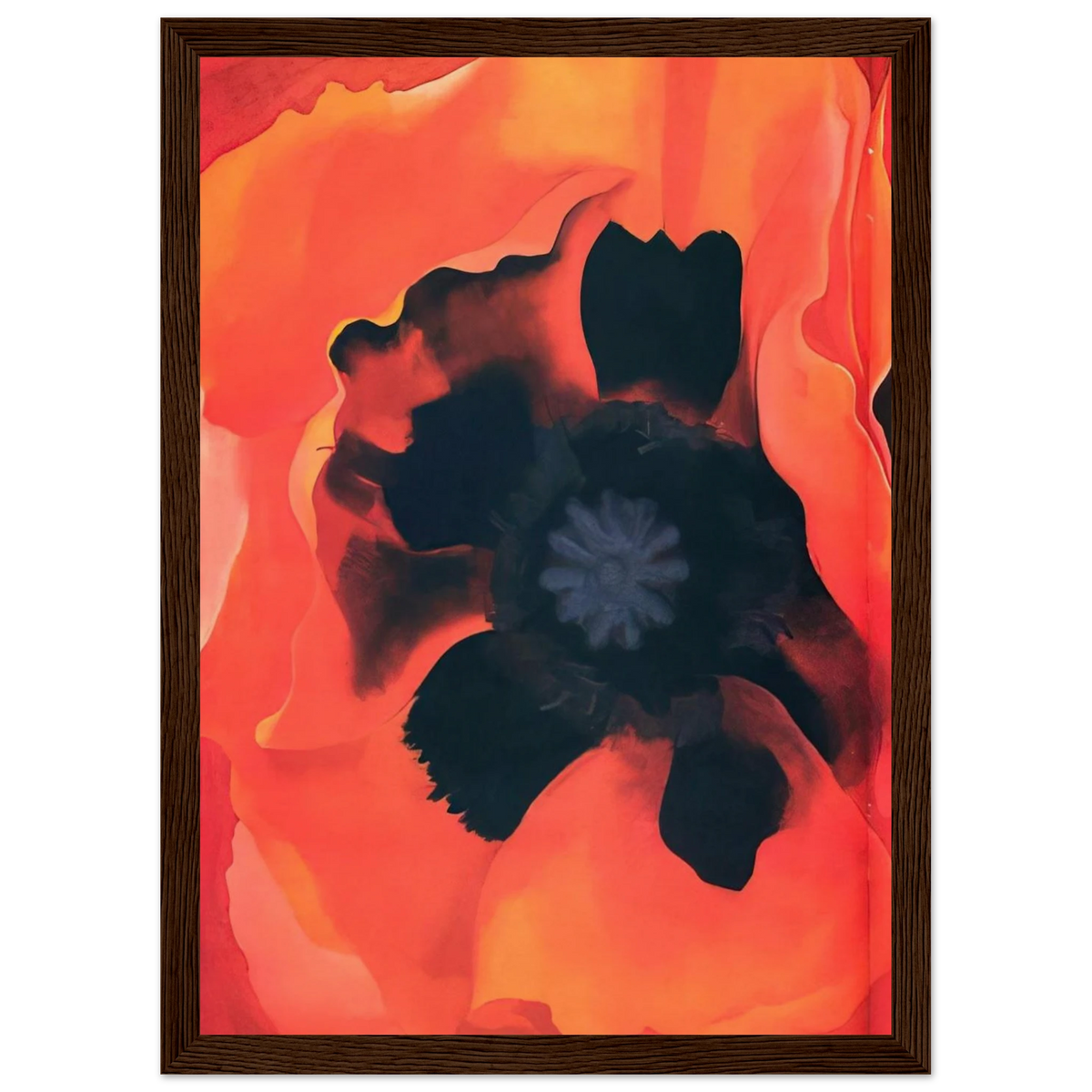 Poppy 2 Framed Poster | Georgia O'Keeffe Framed Prints Wall Art | Georgia O Keeffe Prints