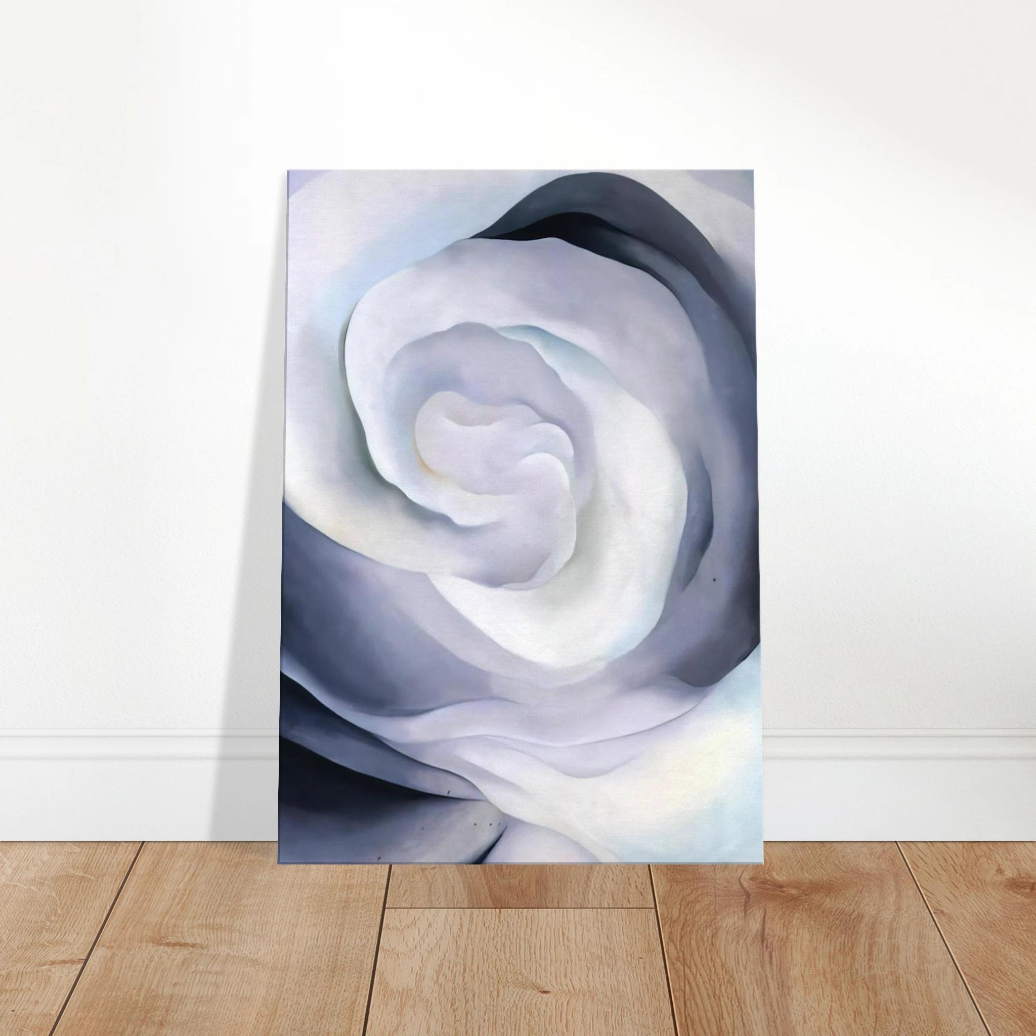 Abstraction White Rose Canvas | Georgia O'Keeffe Canvas | Georgia O Keeffe Prints